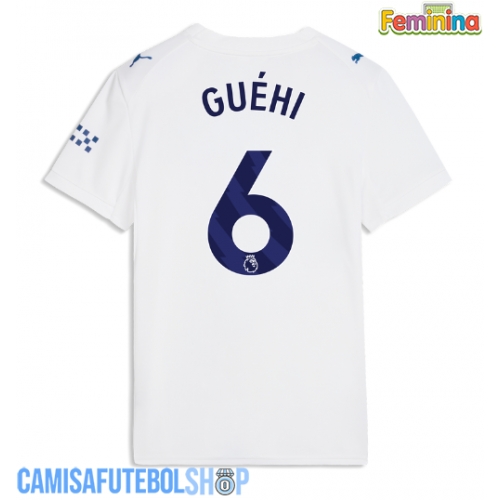 Camisa de time de futebol Manchester City Marc Guehi #6 Replicas 3º Equipamento Feminina 2026-27 Manga Curta